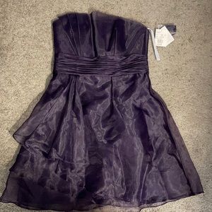 Strapless Deep Purple Dress (Wedding)